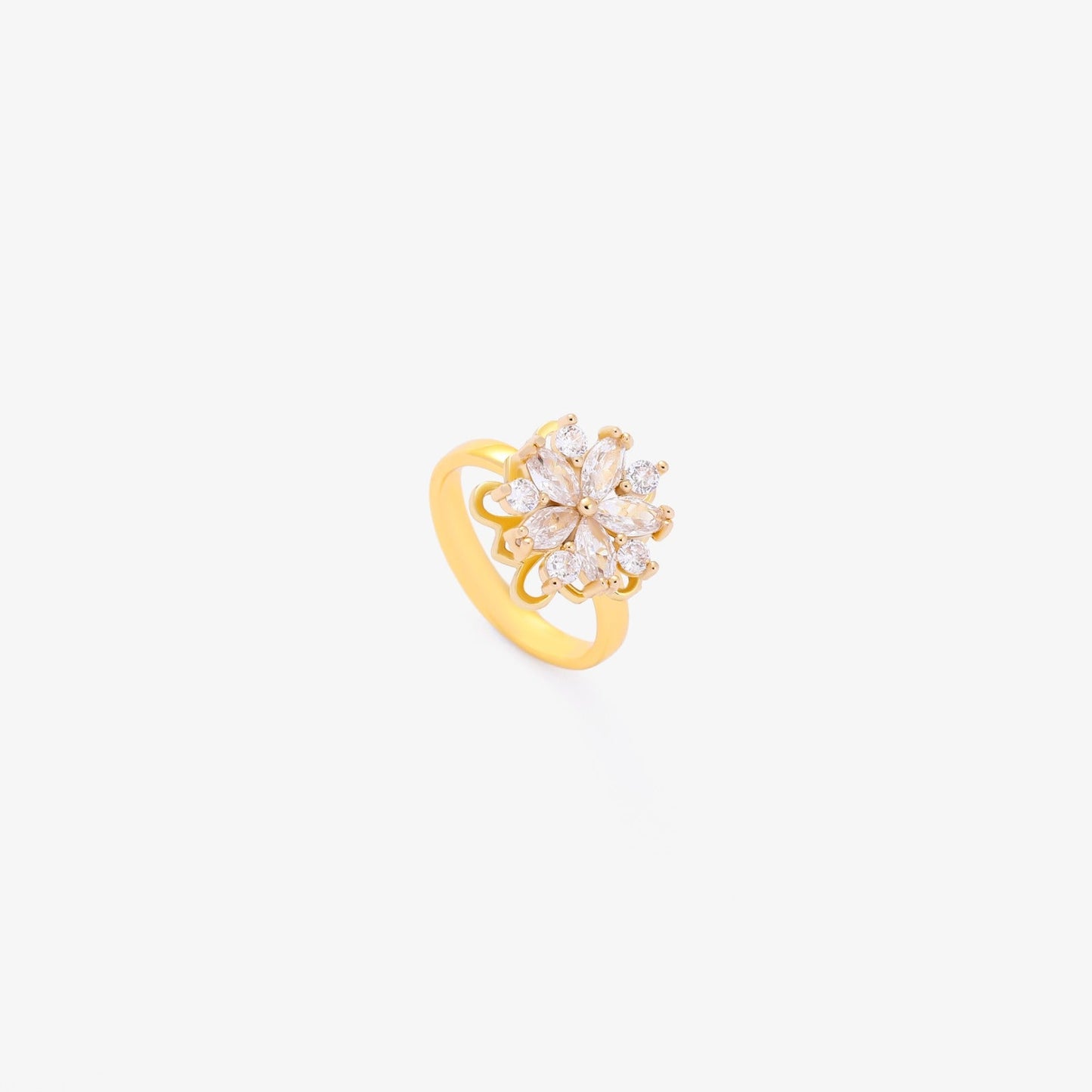 Flora Accent Spinning Ring | Gold
